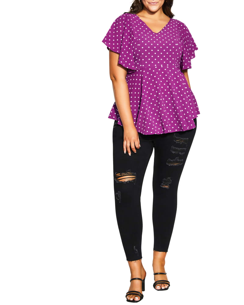 Plus size model wearing  by City Chic | Dia&Co | dia_product_style_image_id:195553